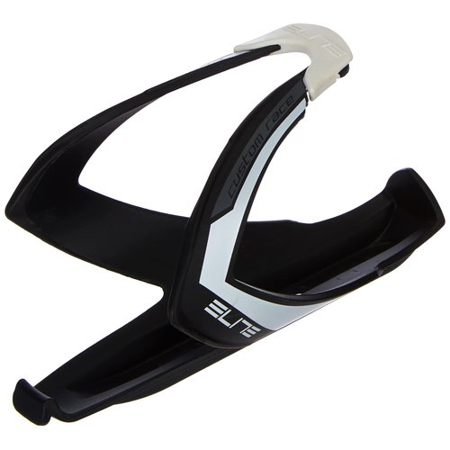 Elite 0061676 Custom Race Water Bottle Cage, Black/White