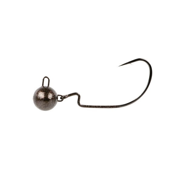 Gene Larew Biffle Hardhead Copperhead Bass Jig Heads for Fishing, Football-Head Fishing Lure, Accessories for Freshwater Fishing, Pack of 2, 11/16 oz, Copper