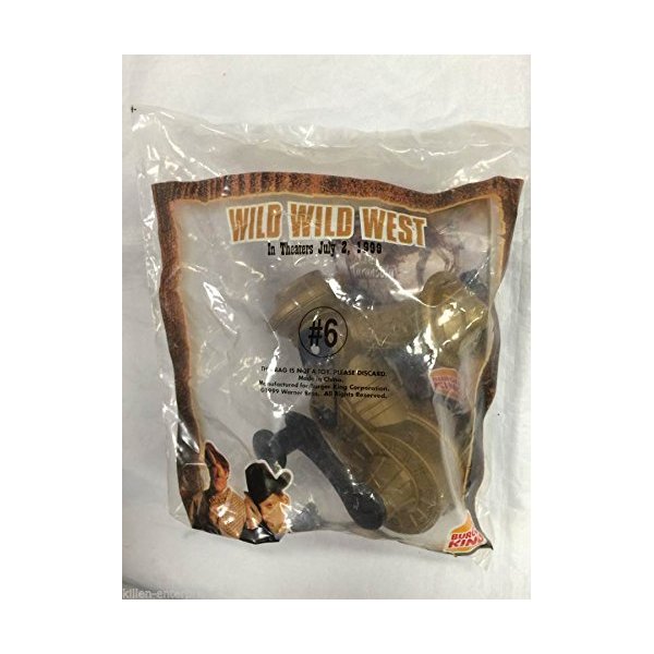 Qiyun Wild Wild West Rapid Fire Squirter Kids Meal Toy 6 Burger King 1999