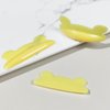 PERMANIA Lash Lift Rods, 2024 New Self-adhesive Super Soft 10Pcs/5Sizes Lash Lift Pads Extreme Eyelash Curler (Yellow)