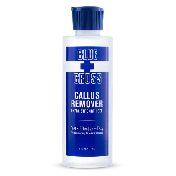 Blue Cross Professional Nail Care, Extra Strength Callus Remover Gel for Heel or Feet, File, Shaver, Scrubber & Pumice Stone Alternative for at Home Manicure/Pedicure Results, 6 Ounce