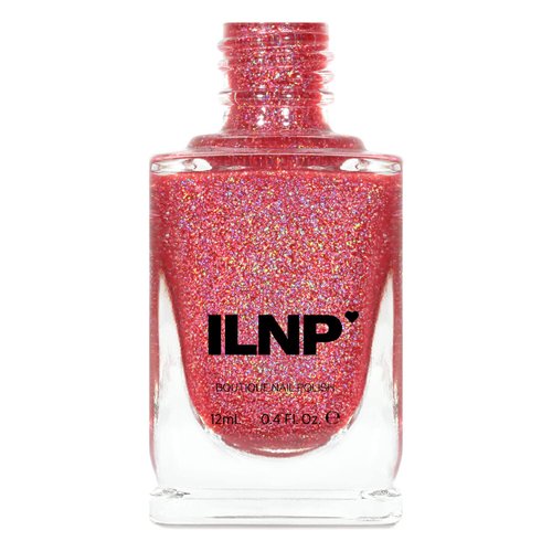 ILNP Sunkissed - Bright Watermelon Holographic Sheer Jelly Nail Polish