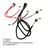 iJDMTOY H11 880 890 Relay Wiring Harness Compatible with Automtive Driving Light, Daylight DRL, Fog Light, Off-Road Lighting, etc