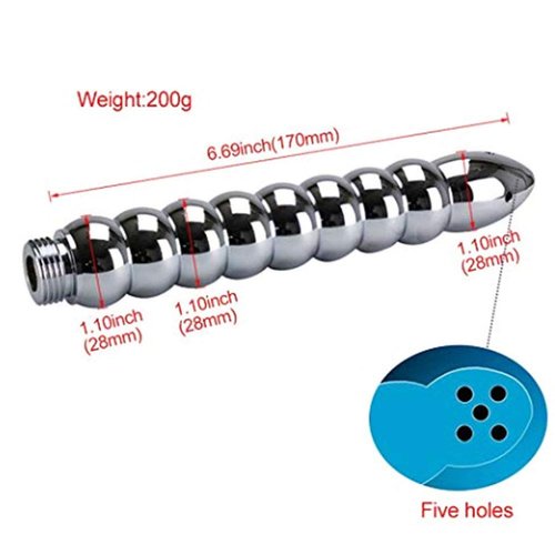 GNEGKLEAN Bathroom Handheld 2M Shower Hose Enema Douche Bidet Cleaning System Kit