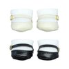 niannyyhouse 20cm Plush Doll Small Square Shoes Leather Shoes 8in Doll Accessories Dress Up (Beige+Black)