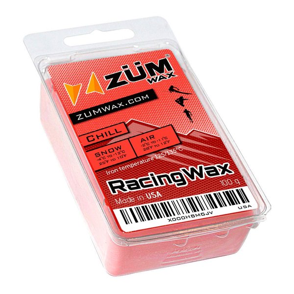 ZUMWax Ski/Snowboard RACING WAX - CHILL Temperature - 100 gram - INCREDIBLY FAST in CHILL Temperatures !!!
