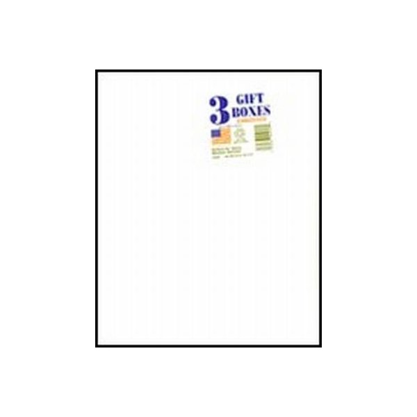 White Shirt Gift Box 3-Count (Pack of 6)