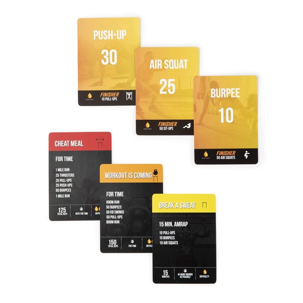 Sweat Deck Exercise Cards