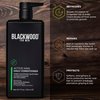 BLACKWOOD FOR MEN Active Man Daily Conditioner - Men's Vegan & Natural Thickening Conditioner for Hair Loss & Dandruff - Deep Treatment for Shine - Sulfate Free, Paraben Free, & Cruelty Free (17 Oz)