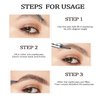 Eyebrow Pencil Eyebrow Microblading Pen Eyebrow Pen Micro 4 Point Brow Pen Lift & Snatch Eyebrow Microblading Pen Long-Lasting Waterproof Natural Eyebrow Pen Eyebrow Hair for Beauty Lovers Dark Brown