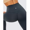 CRZ YOGA Women's Naked Feeling I Workout Leggings 28 Inches - High Waisted Full-Length Yoga Pants Melanite Medium