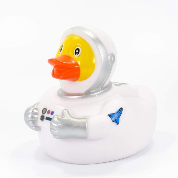 Yarto Famous & Historical Rubber Duck Bath Toys | Educational | Child Safe | Tested for Ages 0+ | Collectable | Party Favors | Cake Toppers (Astronaut)