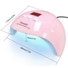 UV LED Nail Lamp, GreenLife 54W 18pcs UV LED Nail Light Portable Nail Lamp Professional Fast Curing nail Dryer for Acrylic nails Gel polish Travel Home School Office use Auto-Sensor -pink