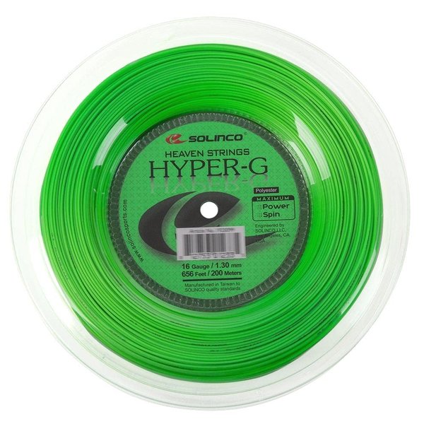 Solinco Hyper-G (16-1.30mm) Tennis String Reel (660ft/200m)