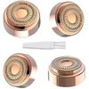 Replacement Heads for Flawless Generation 2, Facial Hair Removal Replacement Heads for Women, Compatible with Finishing Flawless Facial Hair Remover, Double Halo Replacement Heads Gen 2(4 Count)