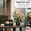 New Years Cards for Business & Family (Fireworks Burst) Bulk Greeting Card Set Pack of 25 Happy New Year Cards with Envelopes for 2025 (5x7 inch - A7) Great for Office, Work, Employees & Clients N1505