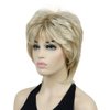 Lydell Short Length Layered Shaggy Full Synthetic Wigs (15BT613)