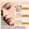 2PCS Color Changing Foundation Makeup Set with 2 Makeup Sponges,Moisturizing Full Coverage Liquid Foundation for Women,Non-greasy Long Lasting Flawless Concealer Cream Makeup Foundation Set