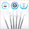 Dental Care Set Dentist Tools Kit of 15 Pcs Professional Calculus and Plaque Remover Dental Hygiene Set Made of Stainless Steel Tarter Scraper, Tooth Pick and Mouth Mirror for Teeth Cleaning