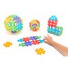 Polydron Hashmag Class Set - Unique 72 Piece Rainbow Coloured Magnetic Education Construction Toy - Age 3 4 5 6 7
