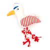 The Worthy Dog Flamingo Tough Plush Dog Toy-Small