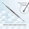Professional Dental Picks Kit of 10 Pcs Cleaning Set Gum Care for Plaque Remover & Oral Hygiene Made of Stainless Steel Double & Single Ended Picks + Scraper & Mouth Mirror with Carrying Case
