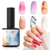 modelones Blooming Gel Nail Polish, 15ml Clear Marble Nail Design Kit, Nail Art Accessories for Spreading Effects, Floral Print, Watercolor Design