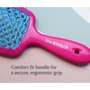 the DTNGLR. Detangling Hair Brush - Detangler Brush for Wet or Dry Hair - Wet Hair Brush Detangler - Untangle Hair Brush - Detangling Brush - Vented Wet Dry Brush