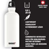 SIGG - Aluminum Water Bottle - Traveller White - Climate Neutral Certified - Suitable For Carbonated Beverages - Leakproof & Lightweight - BPA Free - 20 oz