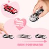 JOYIN 28-Count Valentines Day Gifts Cards, Valentine's Greeting Cards for Kids with Die-Cast Racing Cars Valentine Classroom Exchange Party Favor Toy