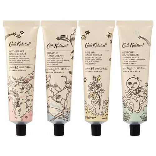 Heathcote & Ivory Cath Kidston Power to the Peaceful Hand Cream 4pcSet 30ml Each