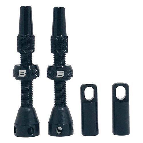 BWSHLF Tubeless Presta Valve Stem 40/44/55/60/65/80/100 mm, Super Light Alloy Presta Valve Stem Kit with Valve Core Remover Tool and Valve Stem Caps - Multiple Color and Size Options(Pair)