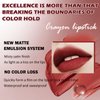 New Matte Lipstick Set,3 Colors Natural Velvet Crayon Lipstick for Women Makeup,Non-sticky&Long Lasting 24 Hour Superstay Lip Gloss (Set C)