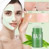 FAIRYTALESPACE 2 Pack Green Clay Mask, Green Tea Cleansing Stick Mask, Blackhead Removal, Deep Pore Cleansing, Moisturizing, Skin Tightening for All Skin Types Men and Women