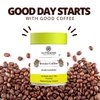 Nutriherbs Brain Coffee Lions Mane Powder Roasted Coffee Beans Mushroom Powder MCT Oil Powder | Enhanced Focus Improves Memory Boost Brain Health | Neuroprotection Digestive Health (120g)