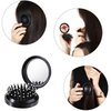 Pocket Hair Brush Foldable Travel Mirror Hair Brushes Round Portable Folding Mini Hair Comb Compact Travel Size Hair Massage Comb for Men Women and Girls