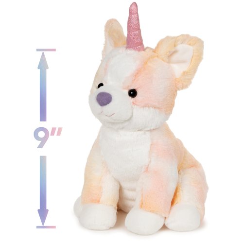 GUND Glamour Corgicorn Plush Stuffed Unicorn Corgi Dog Toy for Ages 1 and Up, Multicolor, 9"