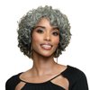 BOBBI BOSS Stunna Series MH1509 Latrice Short Curly Human Hair Wig 100% Human Hair Wigs, Unprocessed Human Hair Bundles (BH51/M244)