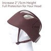 Thick Protection Helmet for Elderly Youth Kids Adults,Head Protection for Elderly Falls,Soft Helmet for Epilepsy Seizures Prevent Head Injuries,Safety Bump Cap,for Home Gardening (Coffee Mesh Inner)