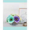 DIY Felt Flower Art Craft Kit, DIY Felt Colorful Sunflowers Bouquet Kit,Floral Gifts,Beginner Craft Kit,Arrange Pre-Cut Felt Flowers and Foliage