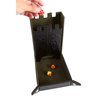 Forged Dice Co. Draco Castle Foldable Dice Tray and Dice Tower - Foldable DND Dice Tray and Dice Rolling Tray Tower - Perfect for Dungeons and Dragons RPG and Tabletop Gaming - Green