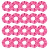20 Pcs Hot Pink Scrunchies Matte Scrunchies Bridesmaid Proposal Gifts Pink Party Favors Hair Ties Scrunchies for Women Girls Bachelorette Party Favors (hot pink)