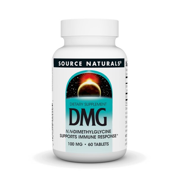 Source Naturals DMG 100 mg Dietary Supplement That Supports Immune Response - 60 Tablets