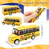 16 Pcs Yellow School Bus Pull Back School Bus Mini School Bus Toys for Toddlers Girls Boys Back to School Classroom Gift Party Favors