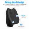 Car Seat Cushion, Memory Foam Auto Wedge Seat Pad, Comfort Low Back and Tailbone Sciatica Pain Relief Driving Pillow, Breathable Non Slip Orthopedic Support Pad, Universal for Men Women (Black)