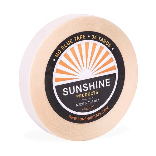 Extended Wear Hair System Tape Roll - No Glue Wig Tape - Matte Dull Shine Hair Tape - Long Lasting 1-2 Week Hold - 1" x 36yds