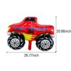 Race Car Foil Balloons Party Supplies Monster Truck Balloon Decorations Number 3 Balloons 40 Inch for Boys 3rd Birthday Baby Shower Car Theme Party Decorations (Monster Truck 5th Birthday)