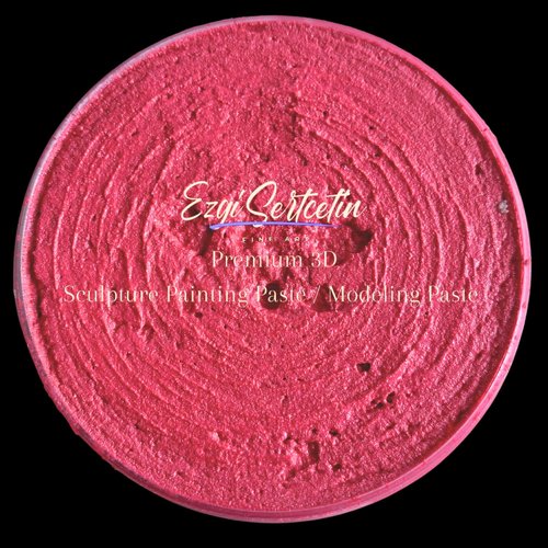 3D Sculpture Painting Paste|Texture Paste|Decorative Plaster|Ready to Use|Unique Metallic Pearl and Neon Colors|Ideal for Artwork|Stencil|Flowers|Texture and Art Relief|6 oz | (Sky Magenta)