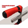 Stainless Steel Flat Finishing Trowel (11" x 4") Concrete Cement Drywall Plastering Tile Masonry Construction Hand Tools