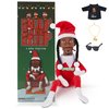 Snoop Dogg Snoop on a Stoop 2024 Christmas Elf Doll, 12” Small Plush Toys, Includes Elf Toy, Extra Tshirt, Sunglasses and Necklace, Christman Gifts for Men & Women.